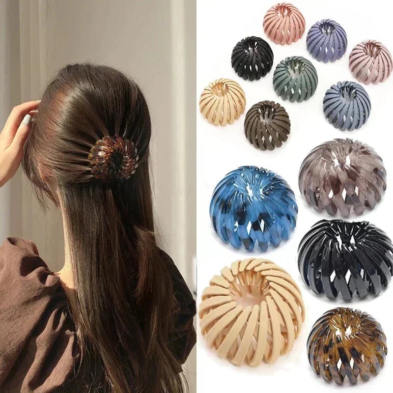 Bird Nest Shaped Ponytail Hair Clip – Magic Lazy Braider Hairpin for Women - Nexivet