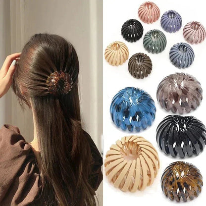 Bird Nest Shaped Ponytail Hair Clip – Magic Lazy Braider Hairpin for Women - Nexivet