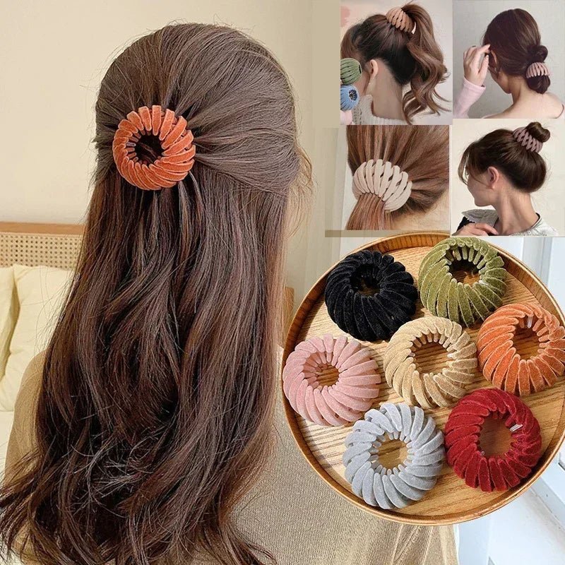 Bird Nest Shaped Ponytail Hair Clip – Magic Lazy Braider Hairpin for Women - Nexivet