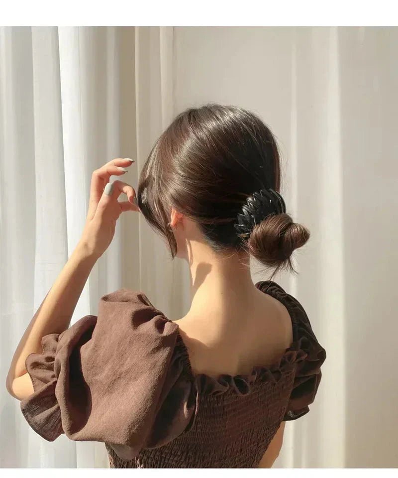 Bird Nest Shaped Ponytail Hair Clip – Magic Lazy Braider Hairpin for Women - Nexivet