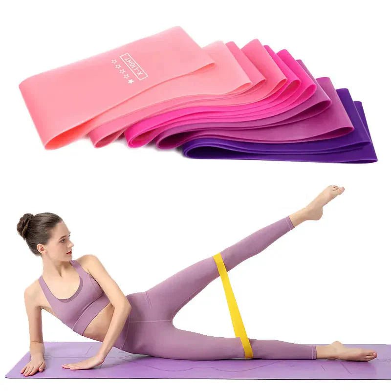 Elastic Resistance Bands Set for Yoga, Pilates, and Strength Training - 5 - Pack - Nexivet